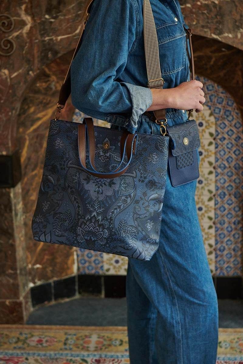 Tasche Rechteckig Kyoto Festival Blau