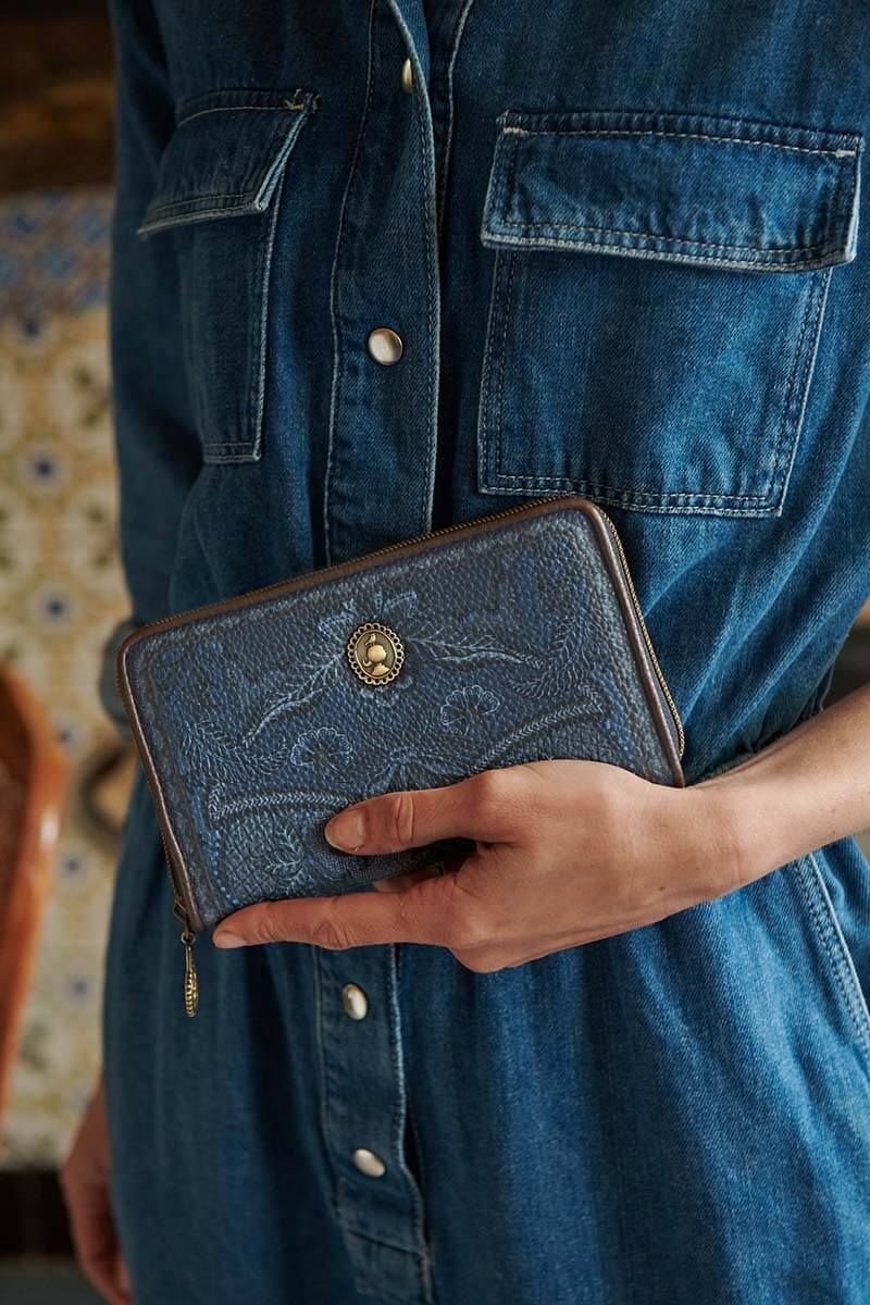 Wallet Kyoto Festival Blue