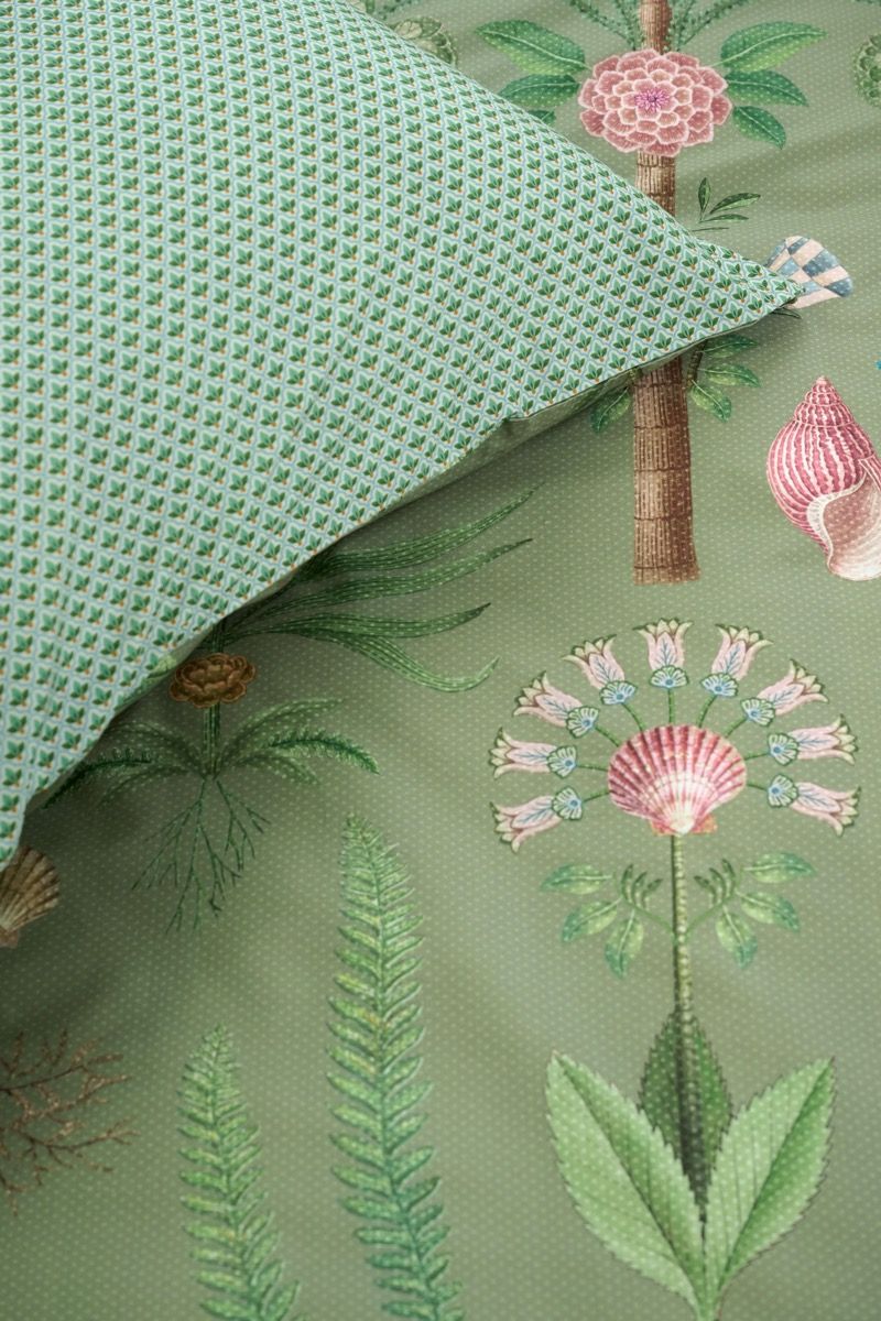 Duvet Cover Set Bamboleo Green