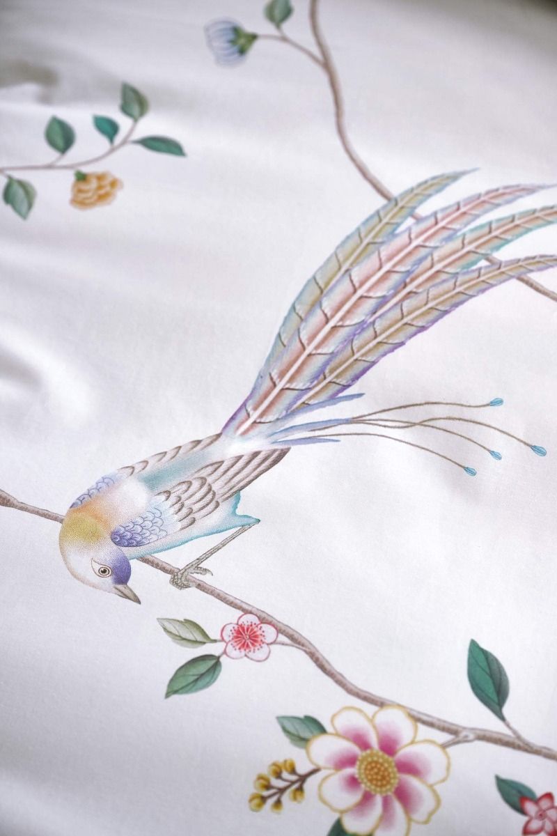 Cushion Bamboo Blossom White