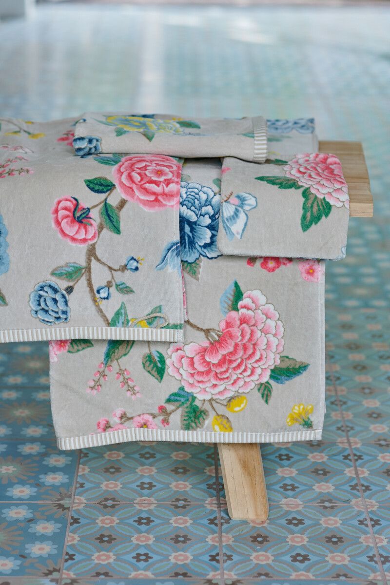 Washandje Good Evening Khaki 16x22 cm