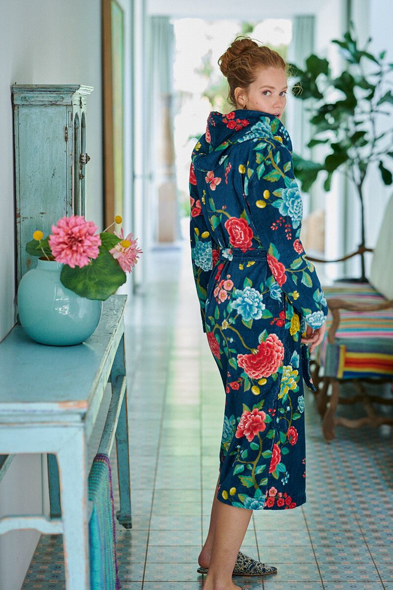 Bathrobe Good Evening Dark Blue