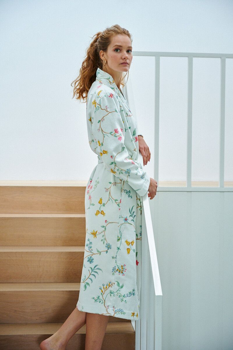 Bathrobe Les Fleurs Bathrobe White