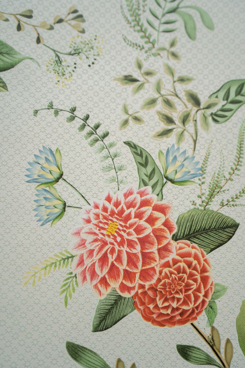 Papier Peint Mural Pip Studio Floris en Coloris Blanc