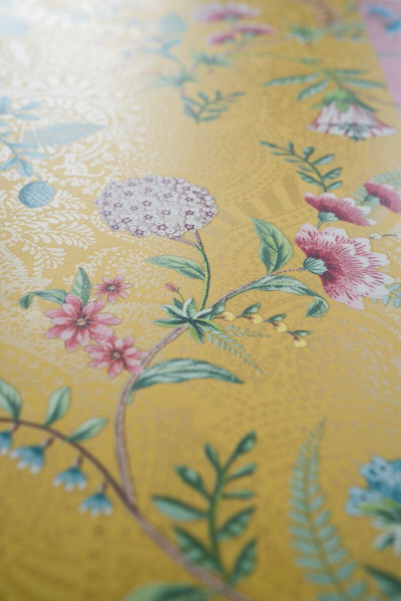 Pip Studio La Majorelle Non-Woven Wallpaper Yellow