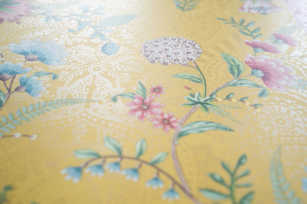 Pip Studio La Majorelle Non-Woven Wallpaper Yellow