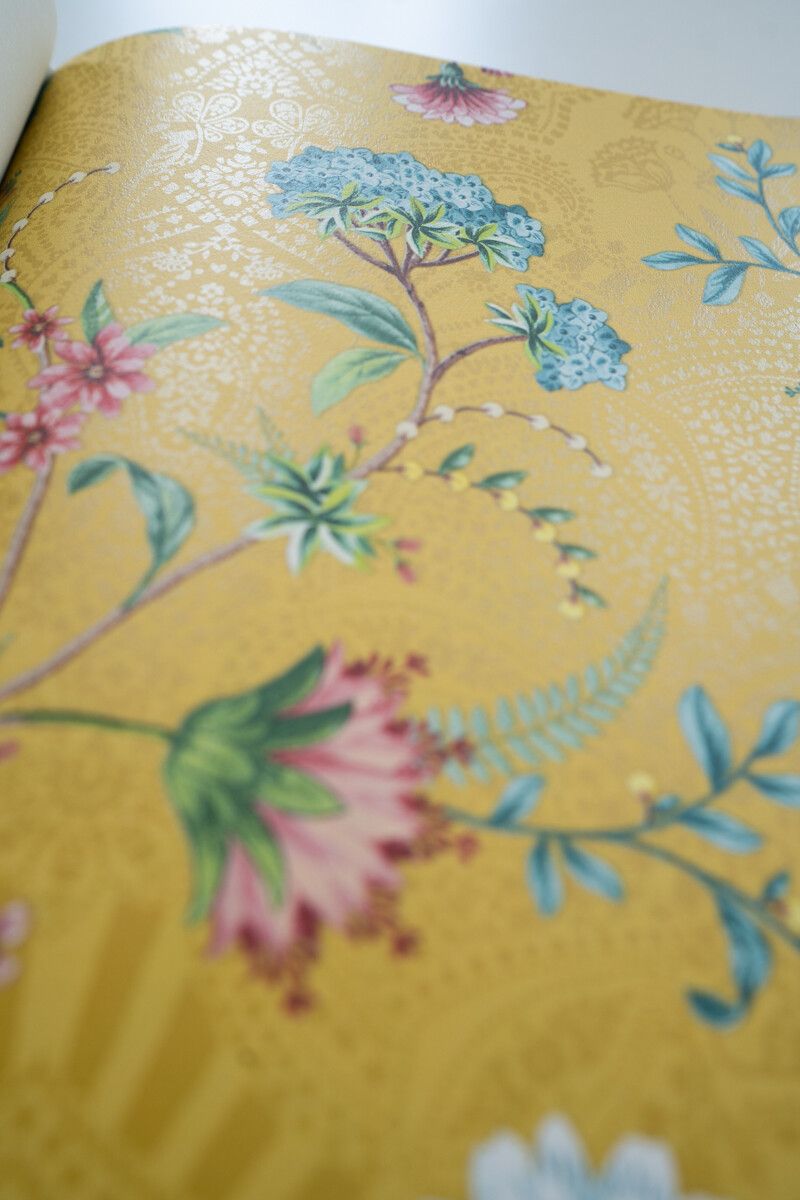 Pip Studio La Majorelle Non-Woven Wallpaper Yellow