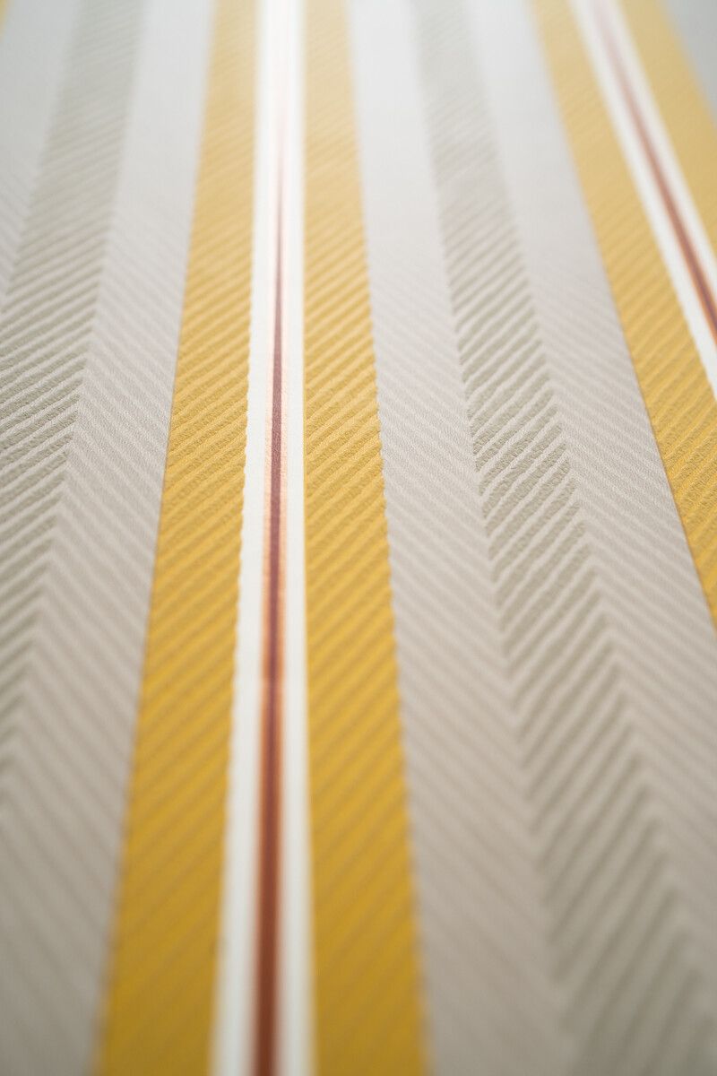 Pip Studio Blurred Lines Non-Woven Wallpaper Beige/Yellow
