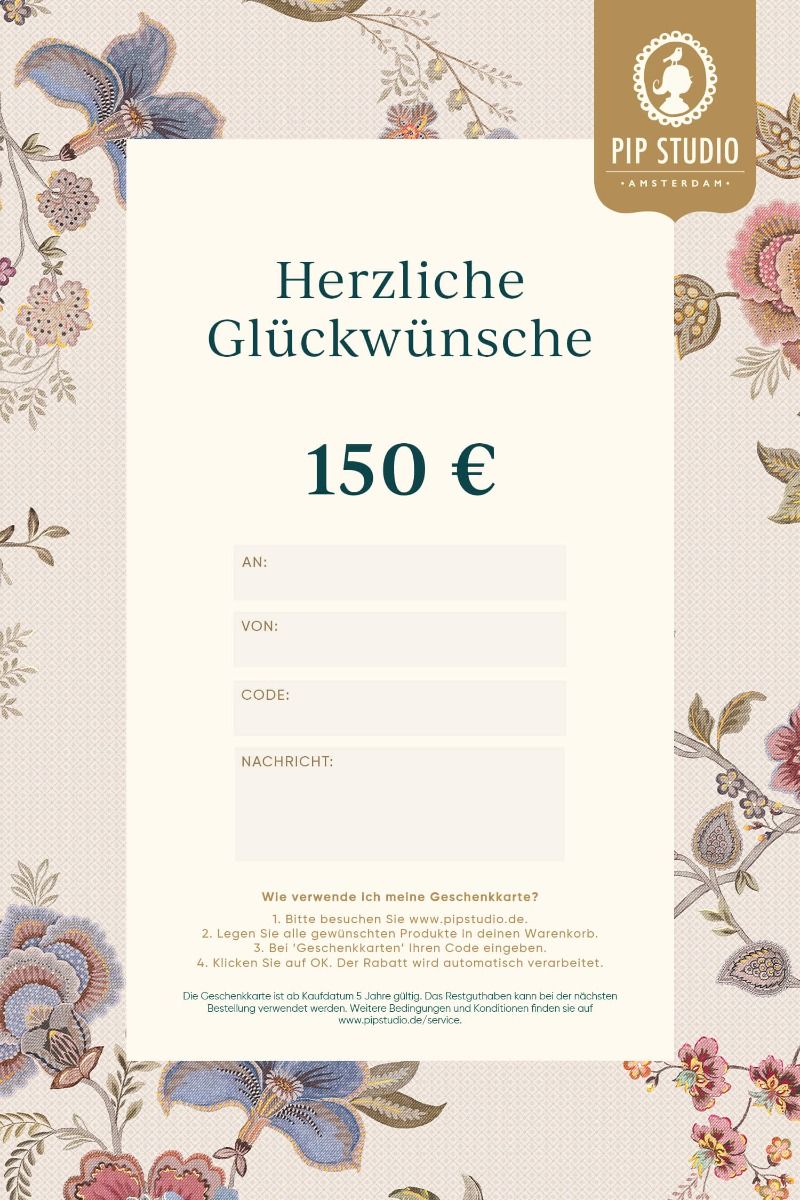 Digitalen Geschenkkarte €150
