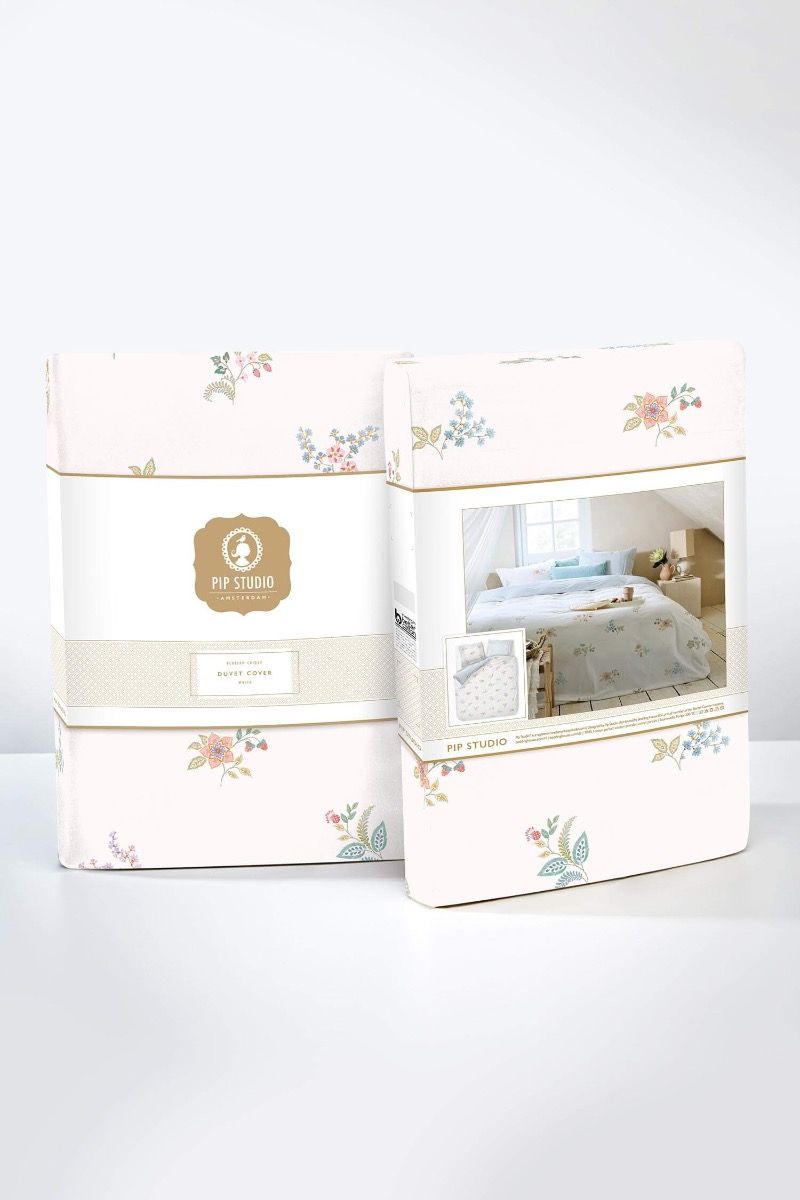 Ensemble housse de couette Blossom Chique Blanc