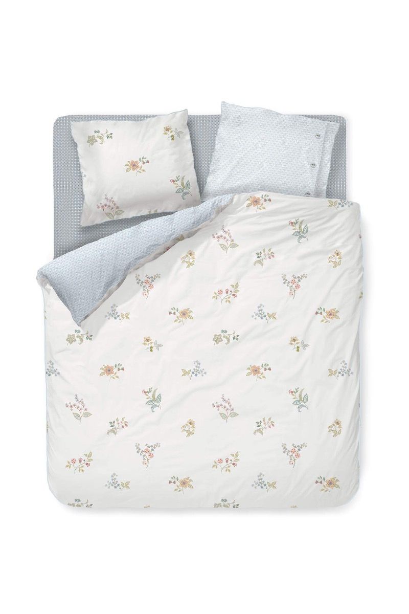 Ensemble housse de couette Blossom Chique Blanc
