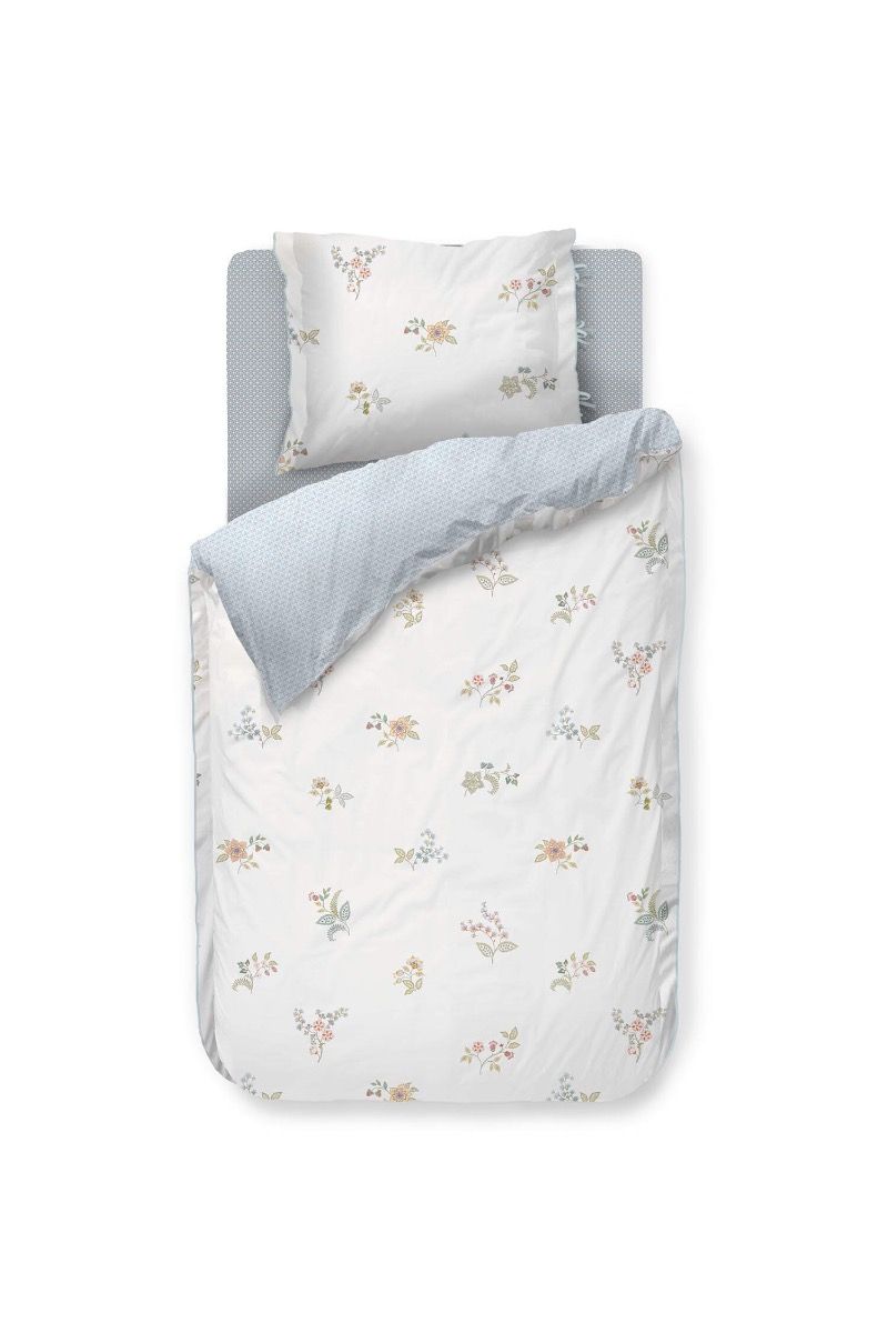 Ensemble housse de couette Blossom Chique Blanc