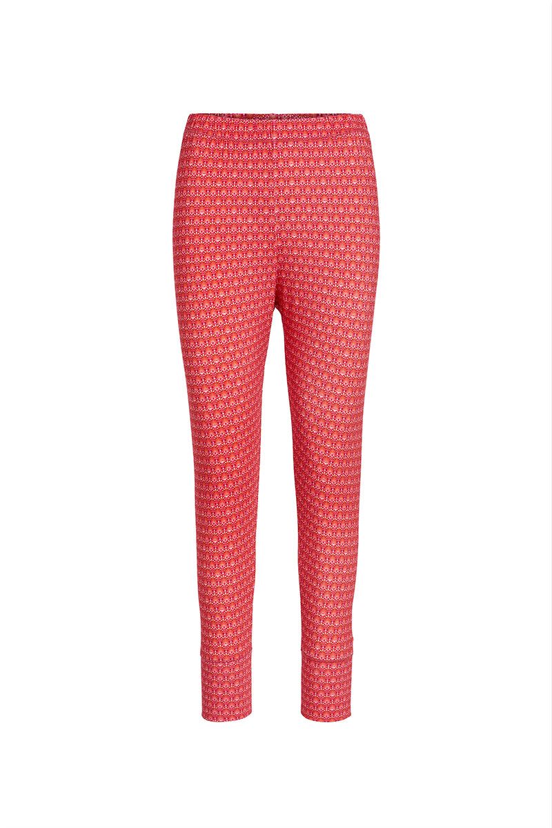 Trousers 3/4 Rococo Red