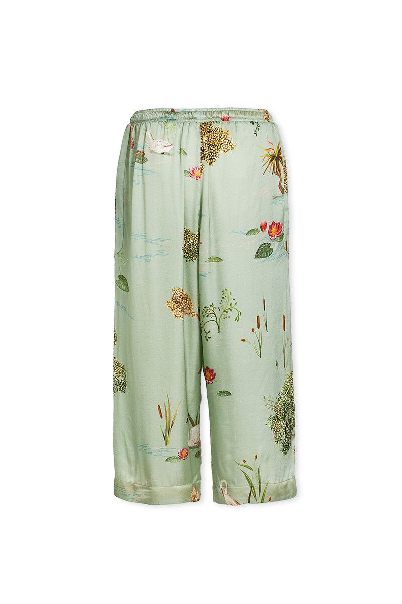 Trousers 3/4 Swan Lake Big Light Green