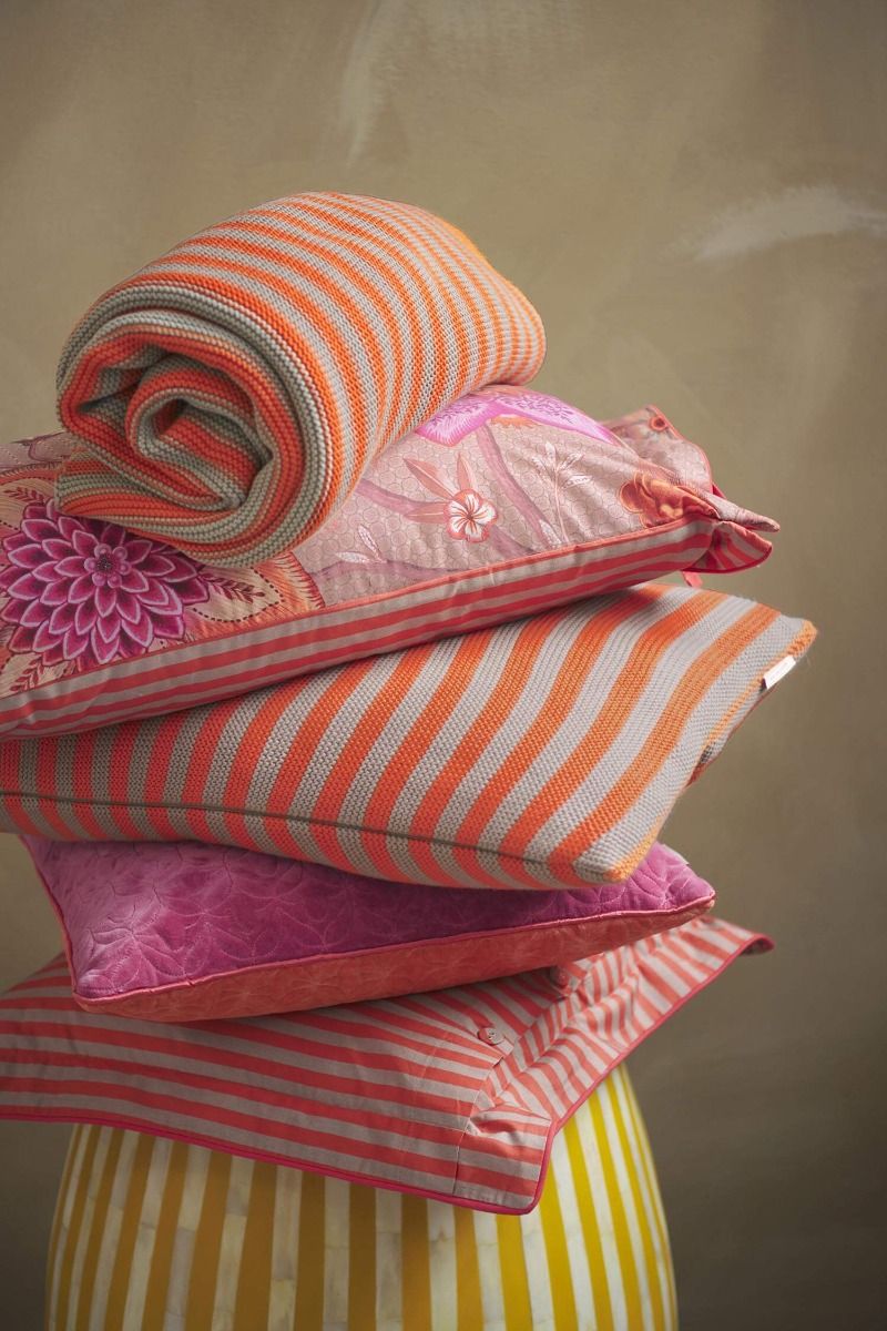 Cushion Bonsoir Stripe Orange