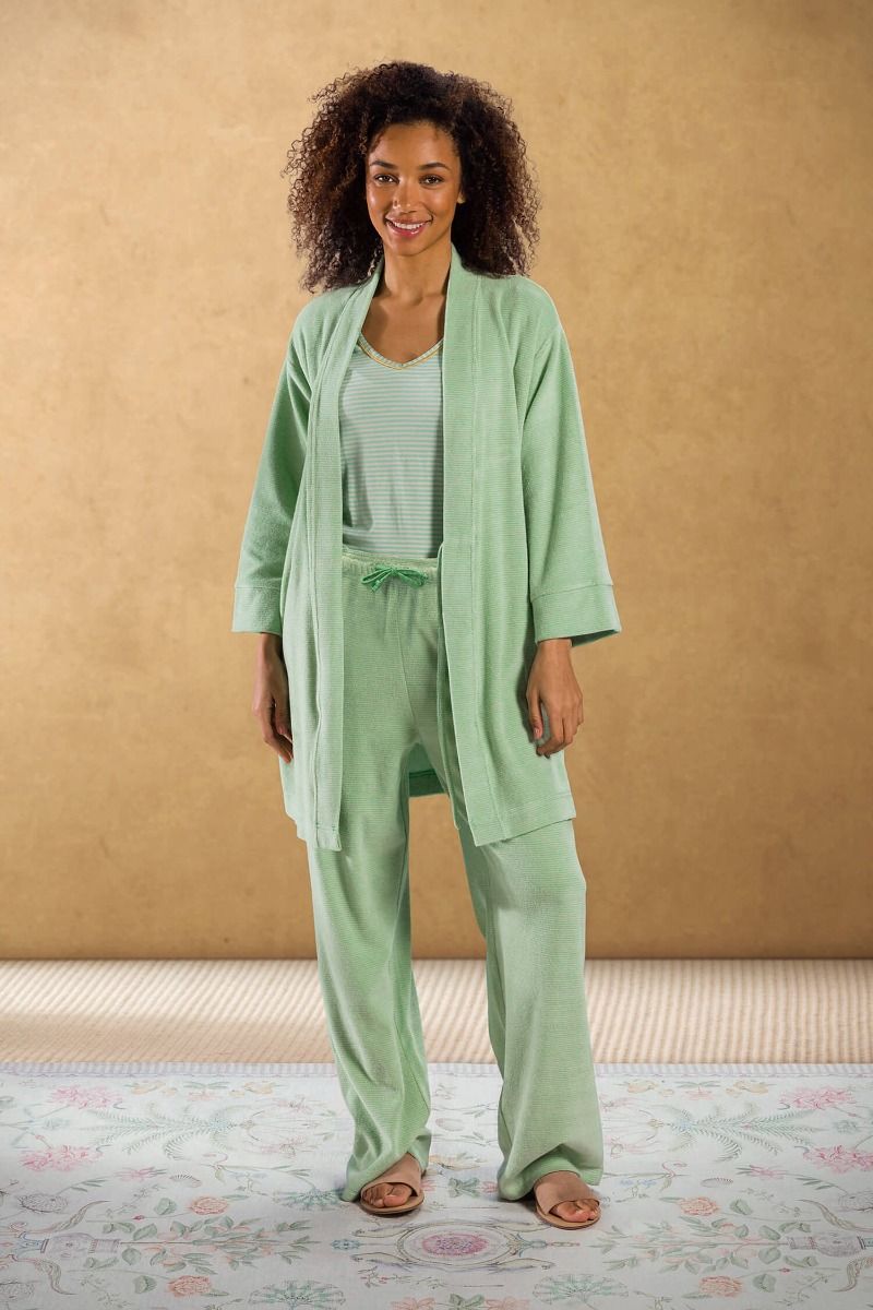 Kimono Petite Sumo Stripe Groen