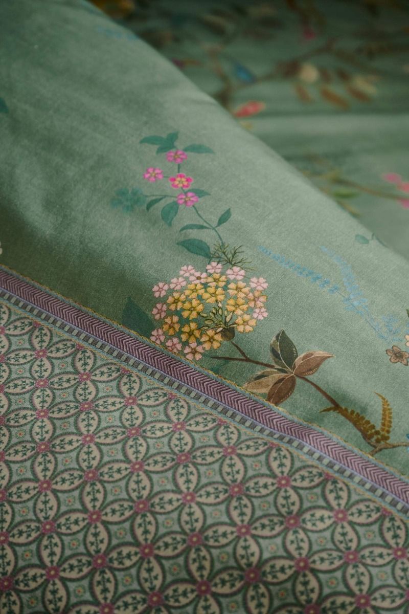 Duvet Cover Set Bustani Green