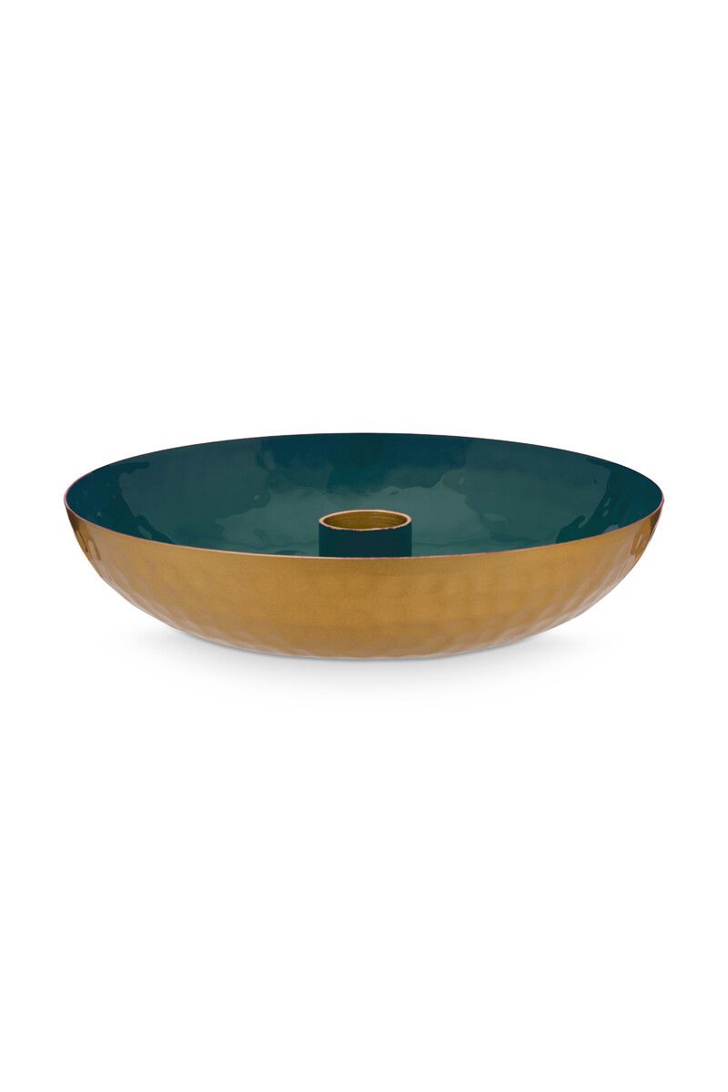 Candle Tray Small Dark Green 16 cm 