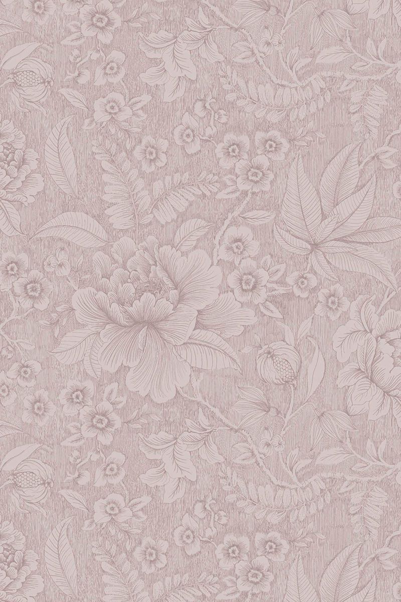 Pip Studio Papier Peint Intissé Casa dei Fiori Mauve Clair