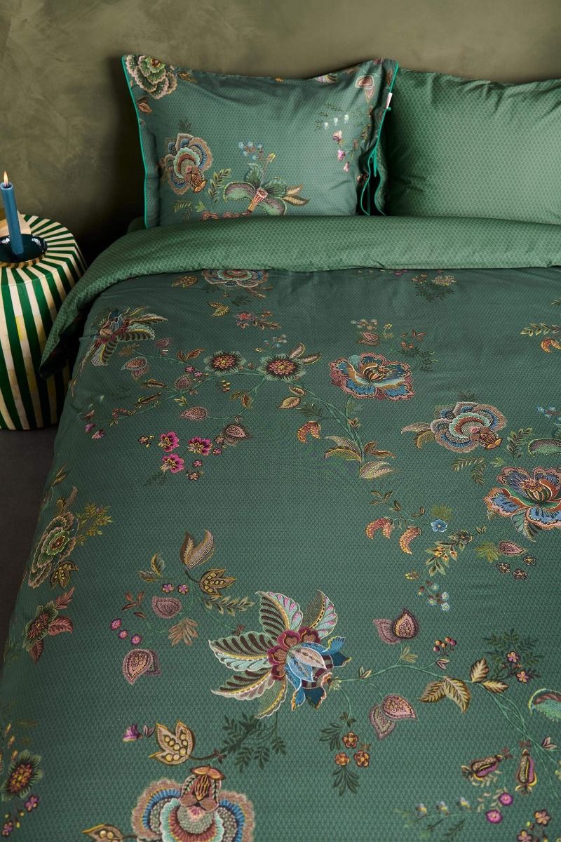 Duvet Cover Set Cece Fiore Green