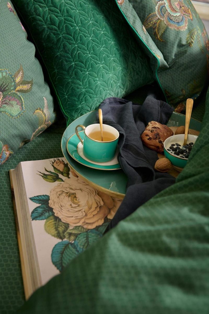 Vierkant Sierkussen Quilty Dreams Groen