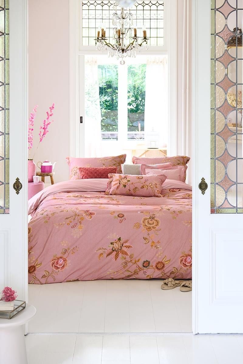 Duvet Cover Set Cece Fiore Pink