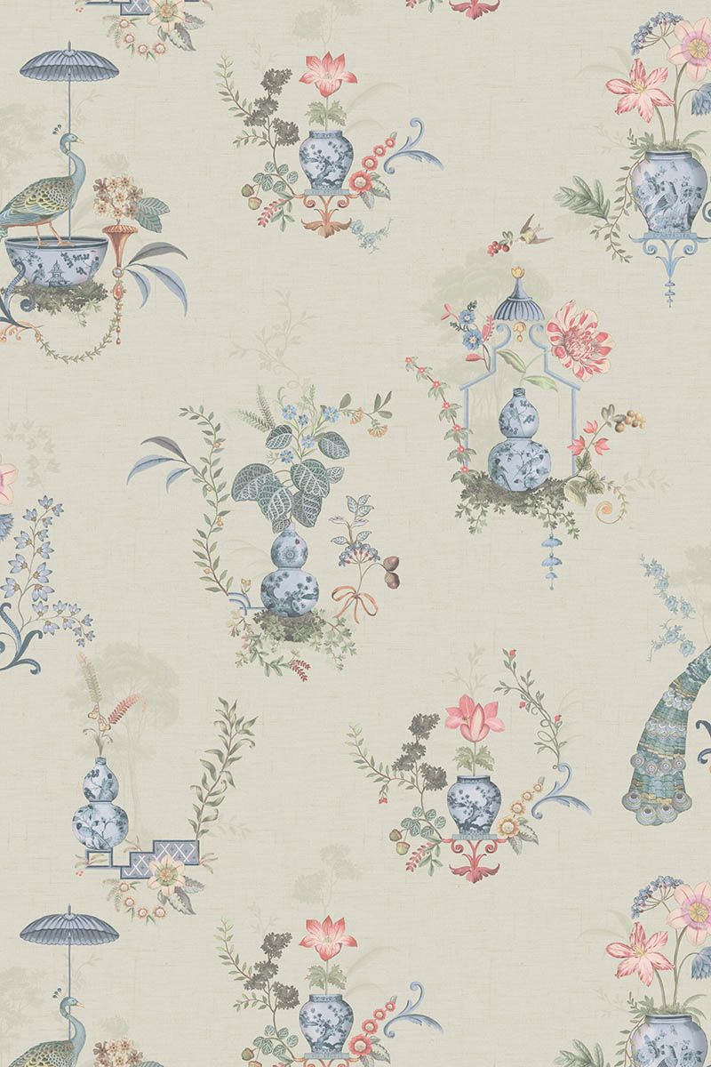 Behangstaal Chinese Porcelain Zand