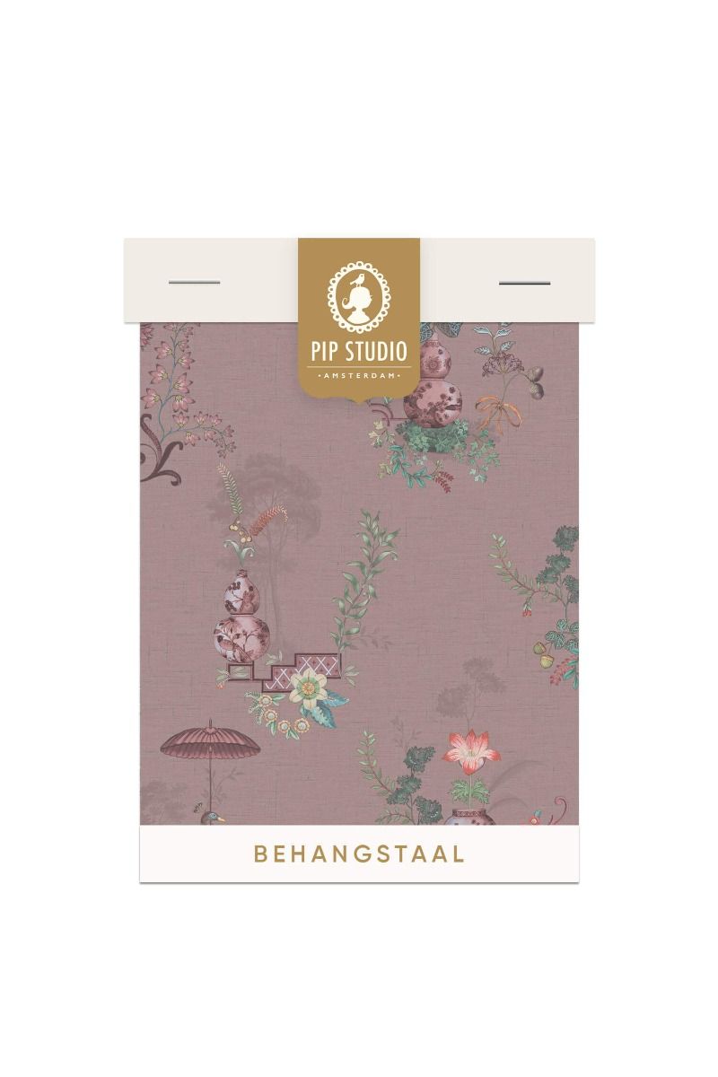 Behangstaal Chinese Porcelain Mauve