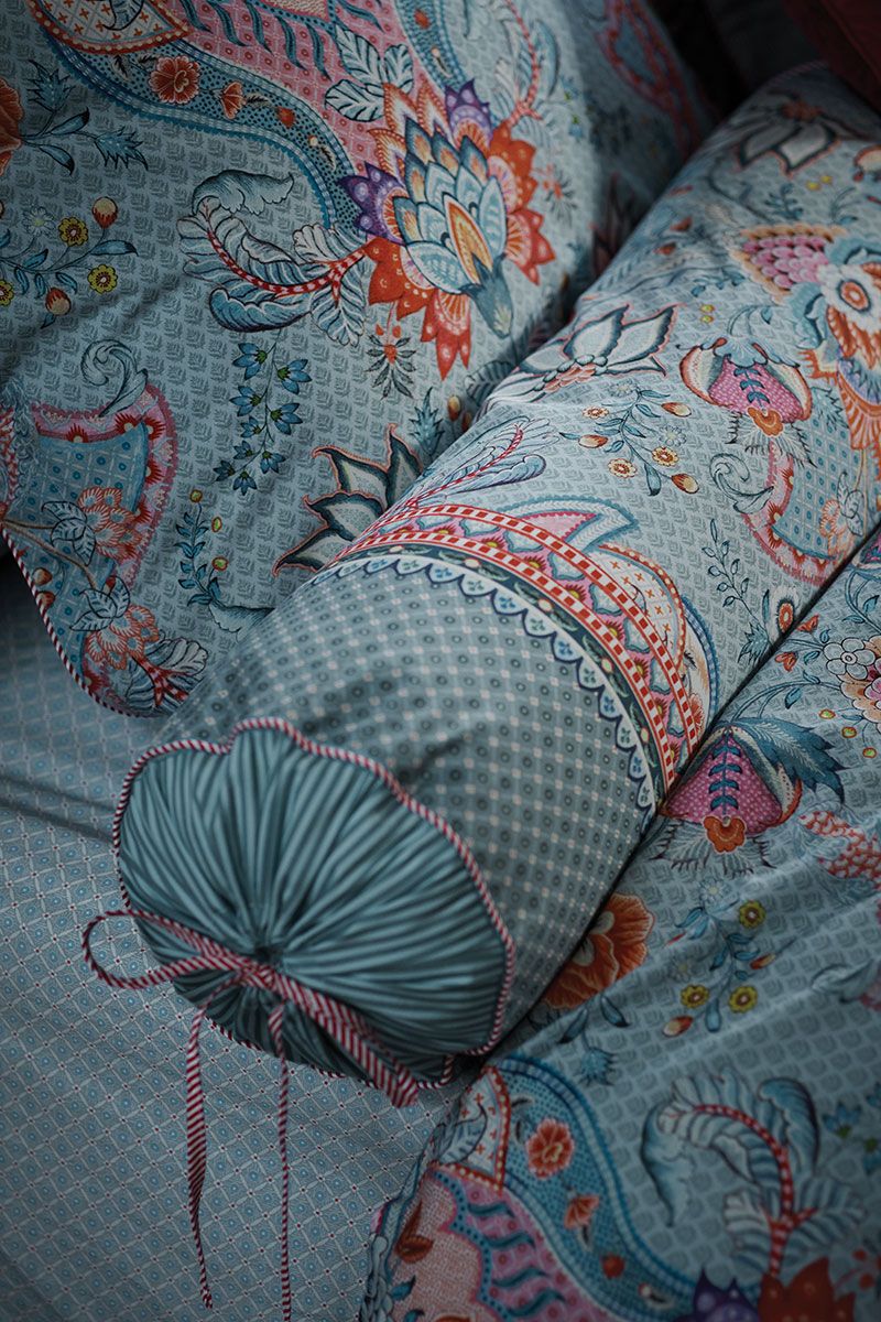 Nackenrolle Chintz Festival Blau