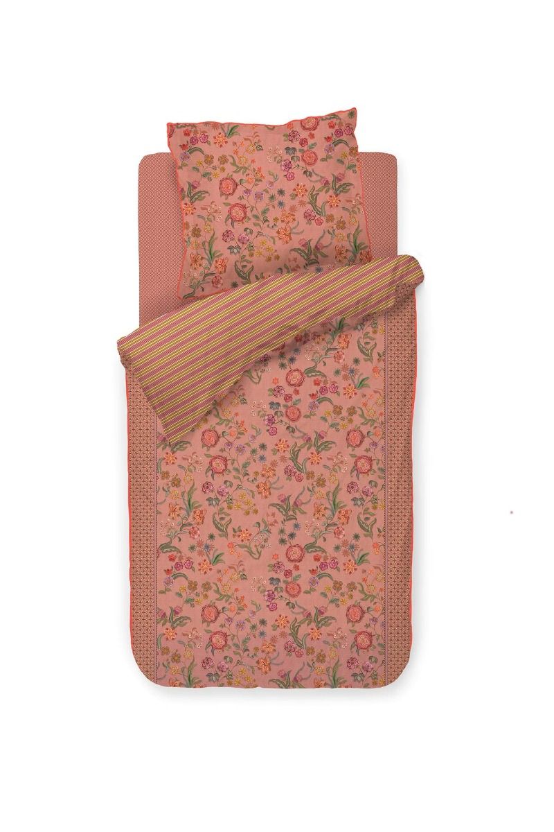 Bettbezug-Set Coco Flower Koralle