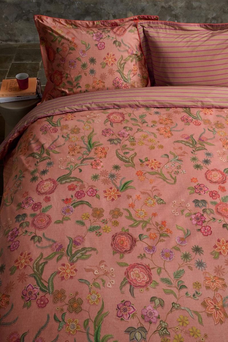 Bettbezug-Set Coco Flower Koralle