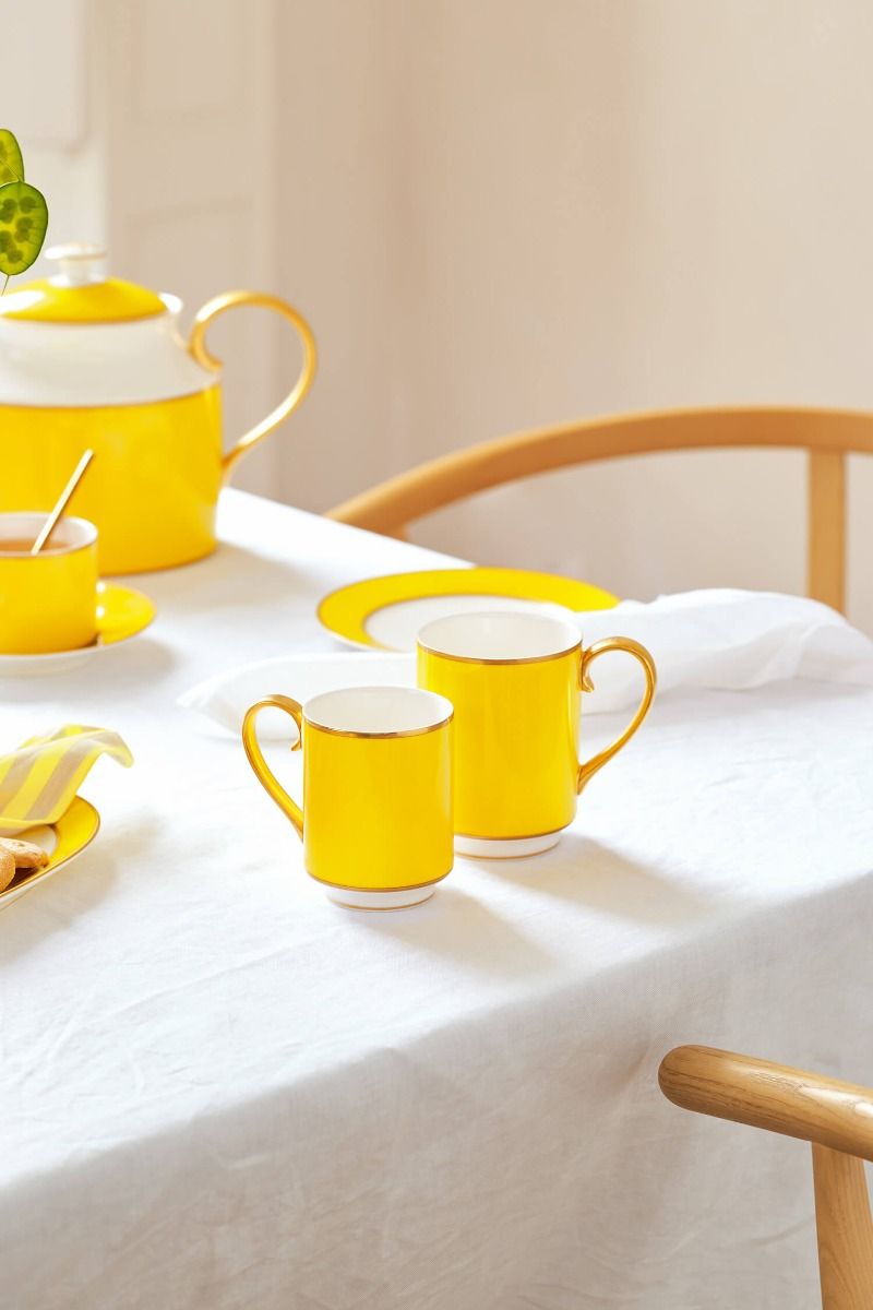 Pip Chique Tasse de Grande Taille Jaune 350ml