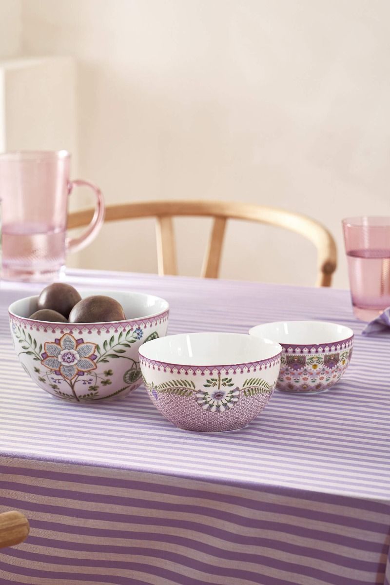 Lily & Lotus Breakfast Set/3 Lilac