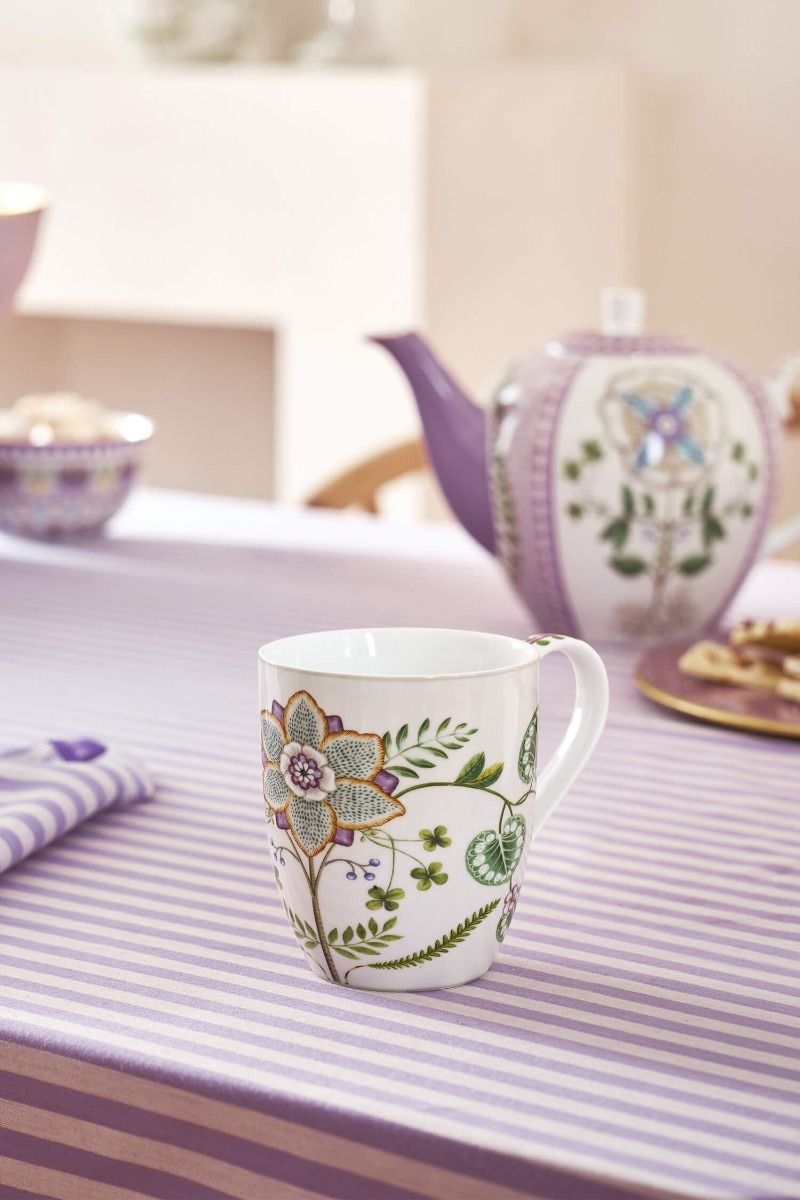 Lily & Lotus Set/2 Mugs XL Lilac 450ml