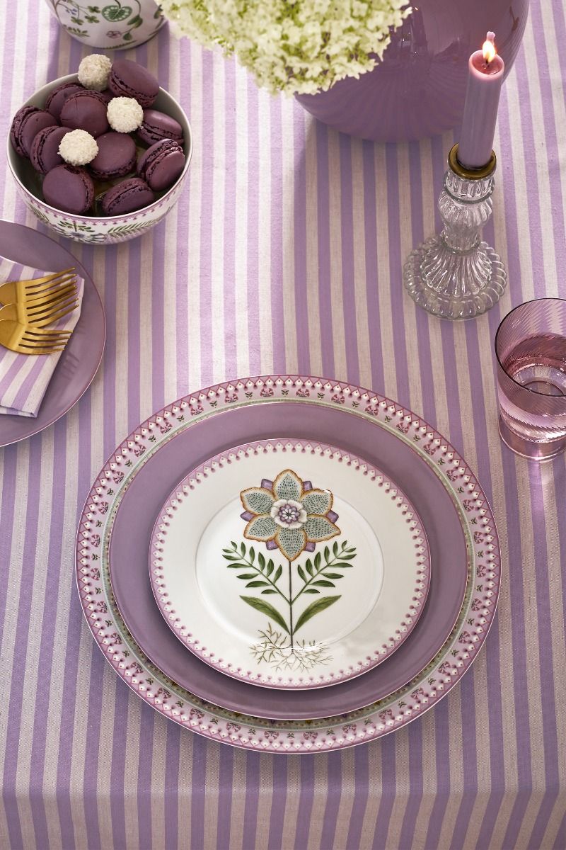 Lily & Lotus Assiette à petit Déjeuner Lilas 21cm