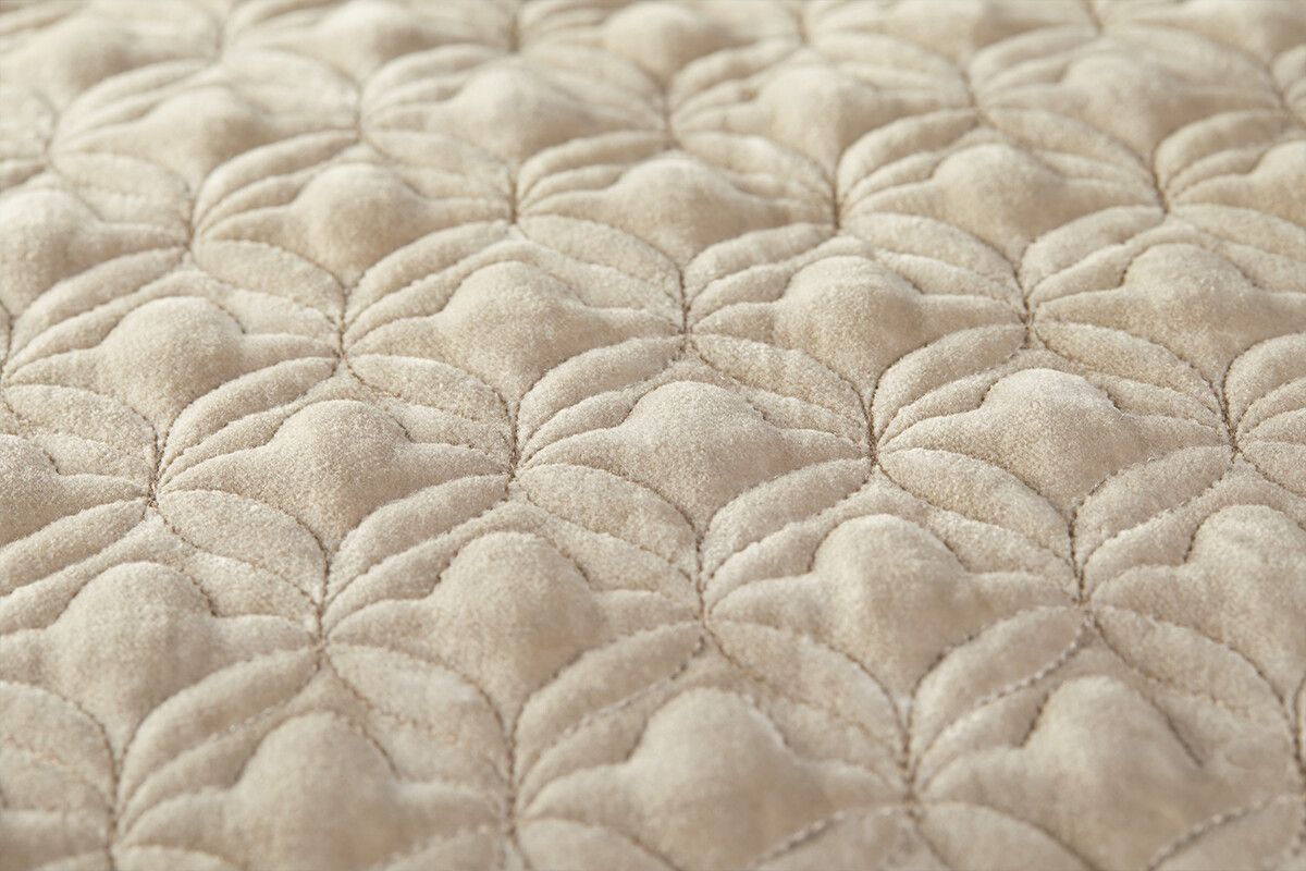 Zierkissen Samt Quilty Dreams Khaki