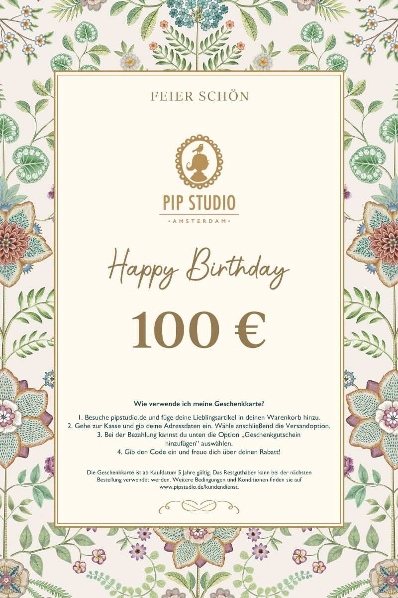 Digitalen Geschenkkarte €100