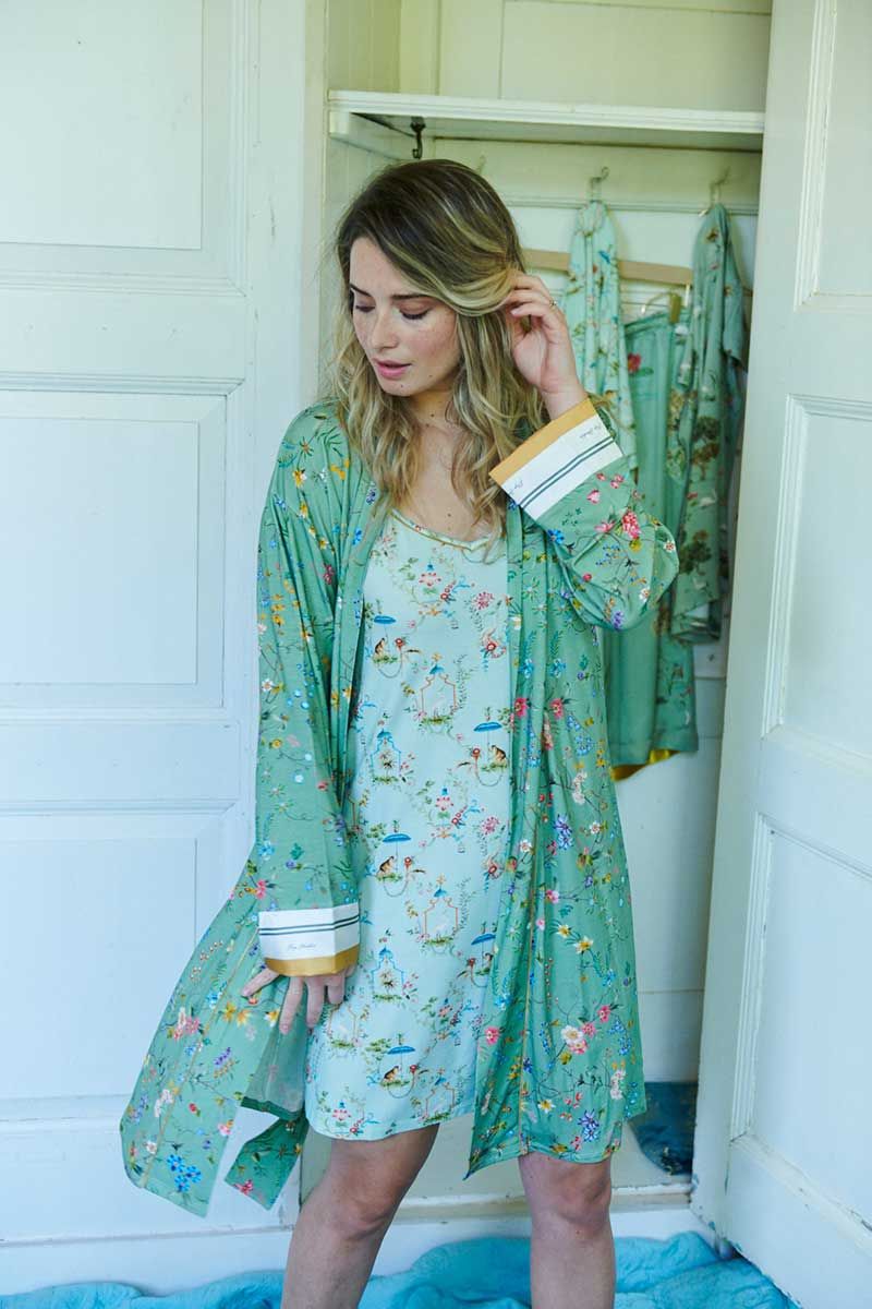 Night Dress Singerie Light Green | Pip Studio the Official website