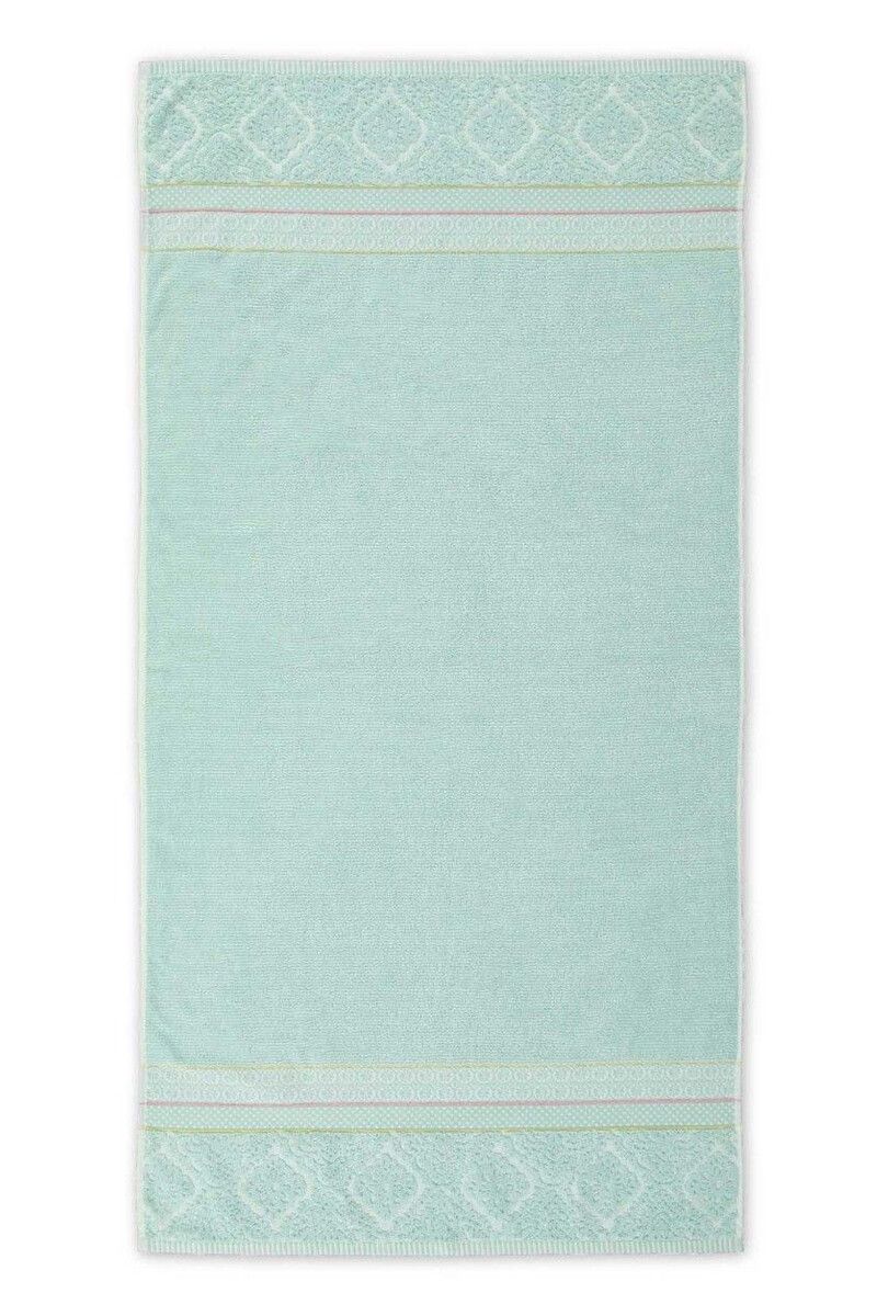 Große Handtuch Soft Zellige Blau 70x140 cm