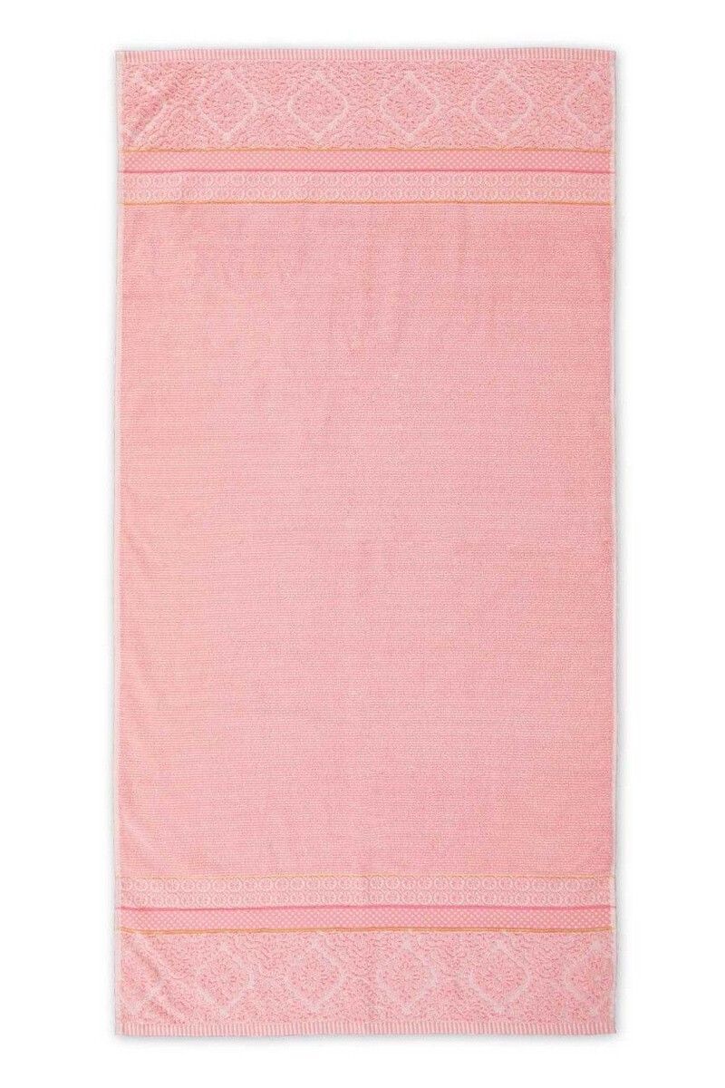 Grote handdoek Soft Zellige Roze 70x140 cm
