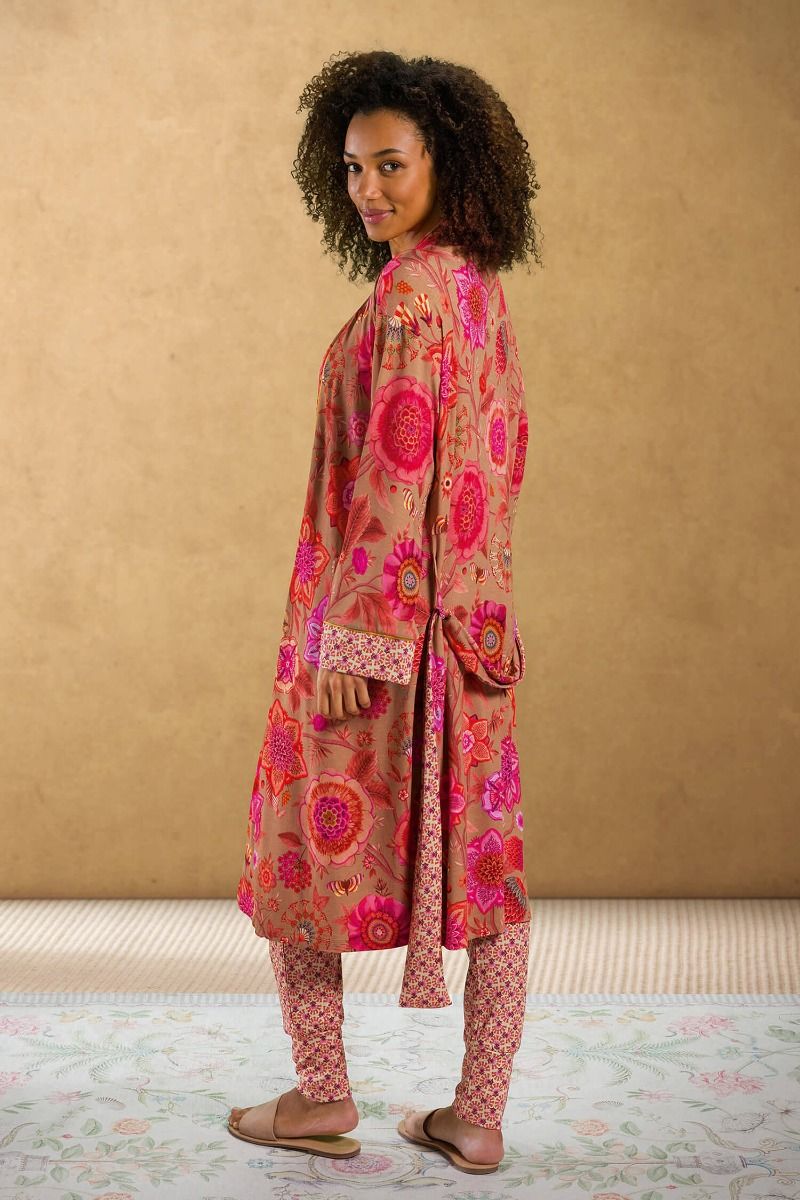 Kimono Viva las Flores Roze