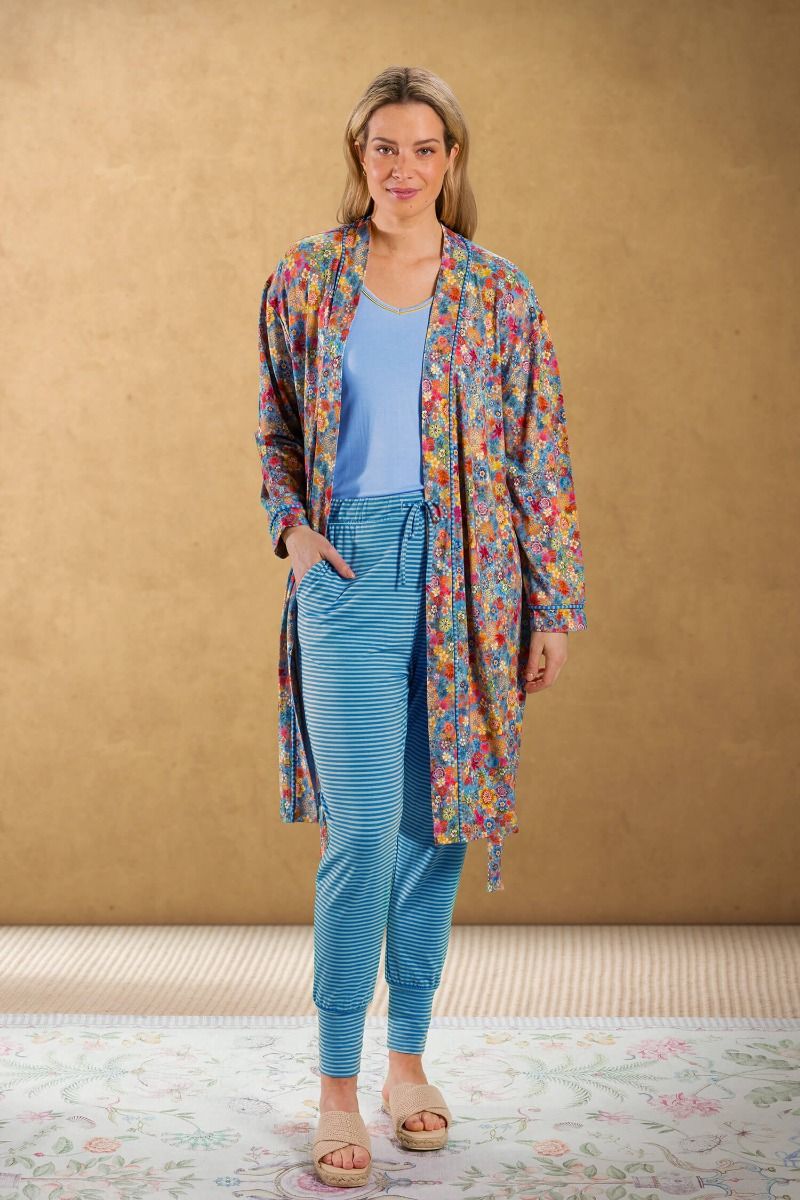 Kimono Tutti i Fiori Light Blue