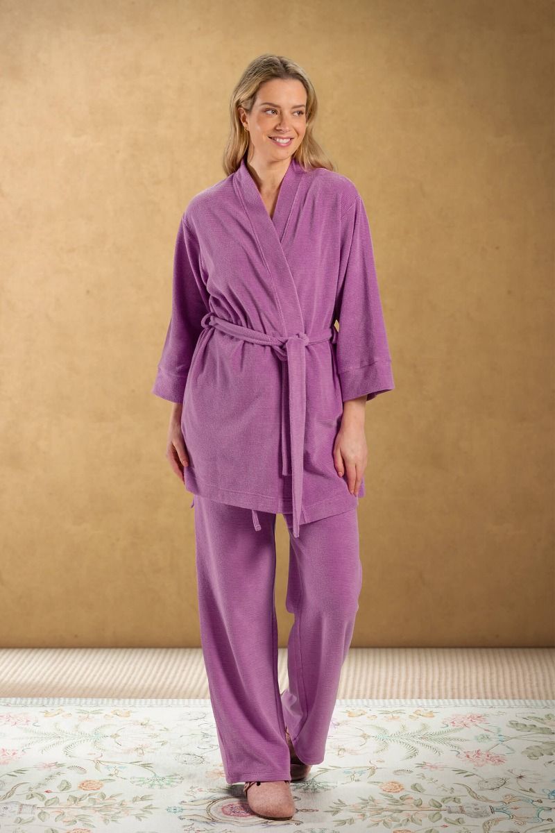 Kimono Petite Sumo Stripe Lilas