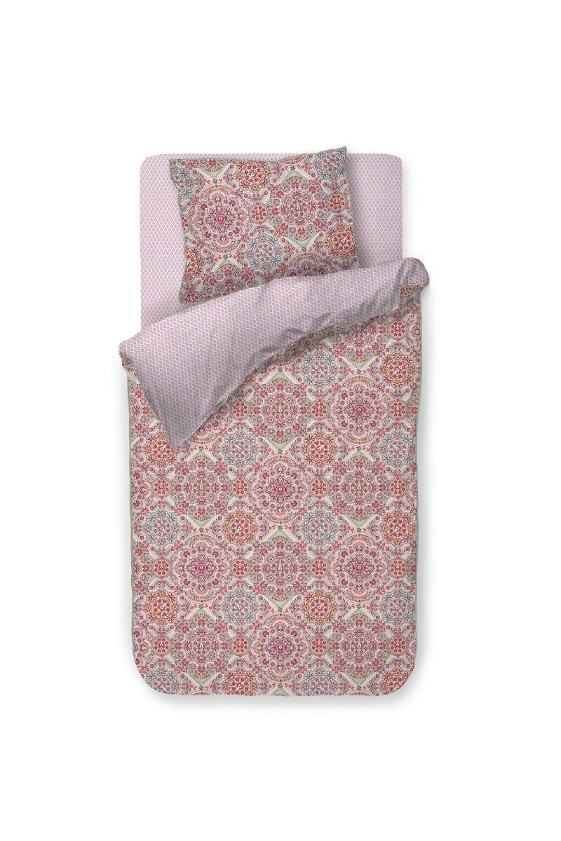 Ensemble housse de couette El Bordado Rose