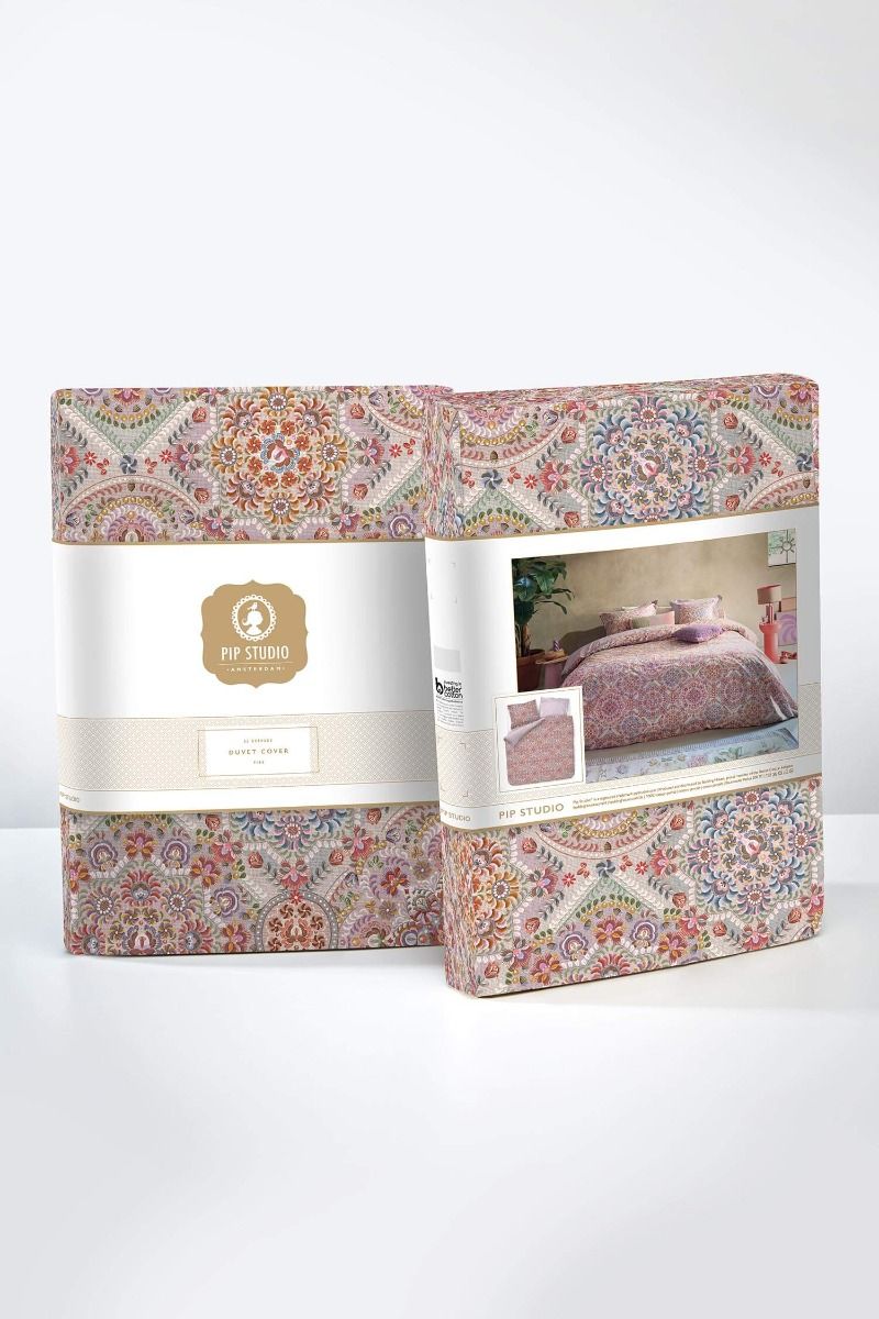 Duvet Cover Set El Bordado Pink