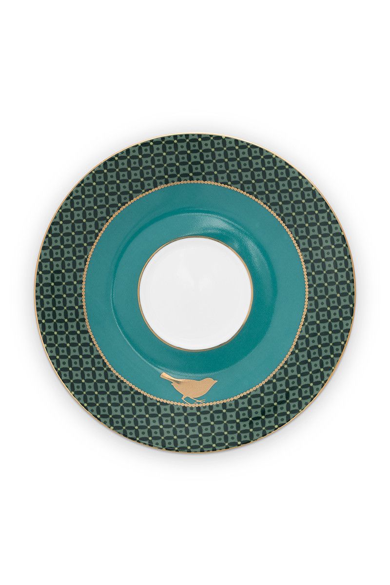 Winter Wonderland Espresso Tasse & Untertasse Dunkelblauw