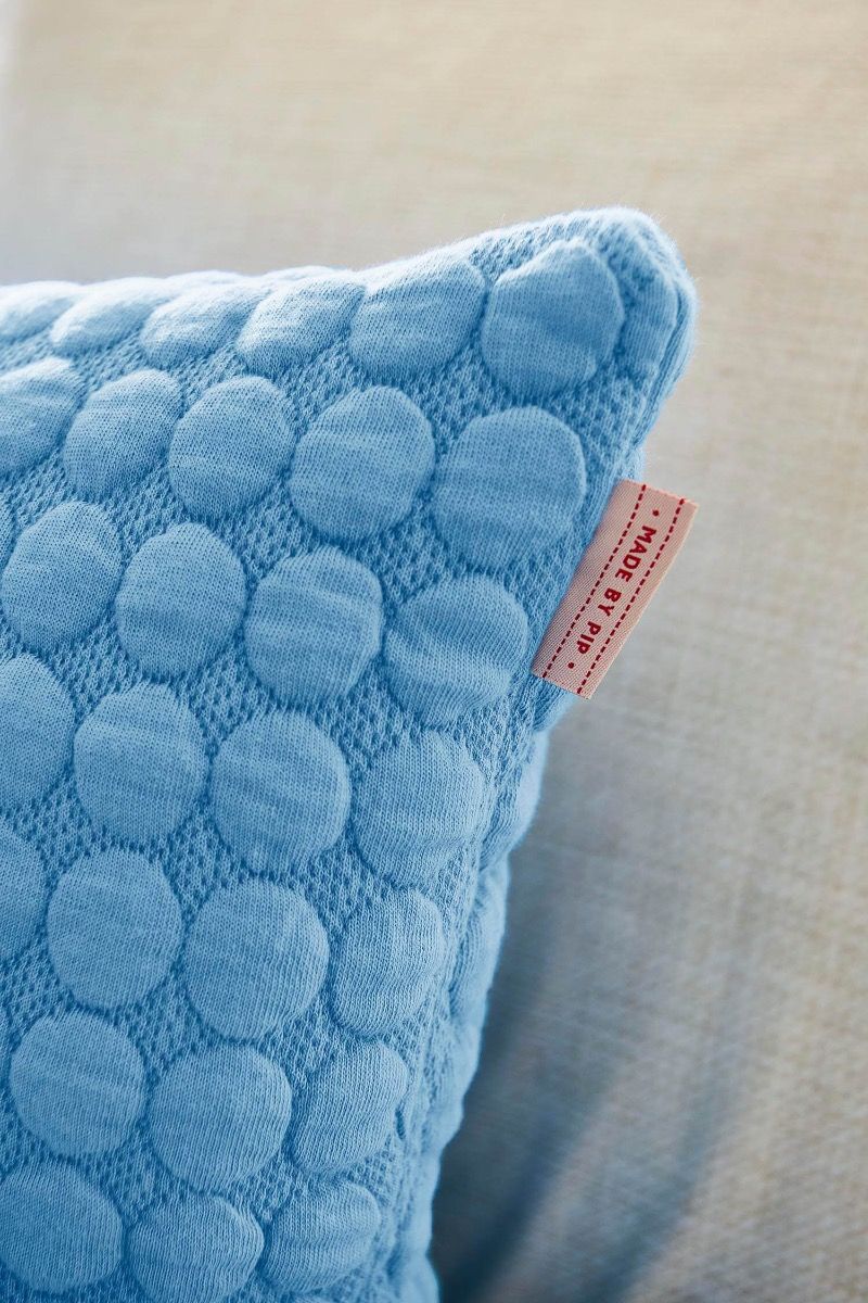 Zierkissen Fill in the dots Blau