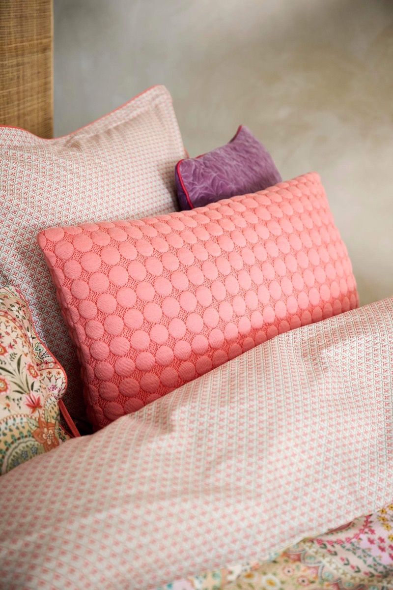 Coussin Fill in the dots Rose