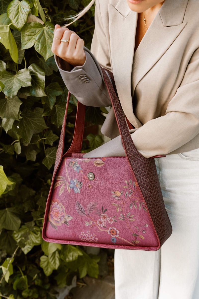 Sac Bandoulière Filou Moyen Bodhi Flower Rouge