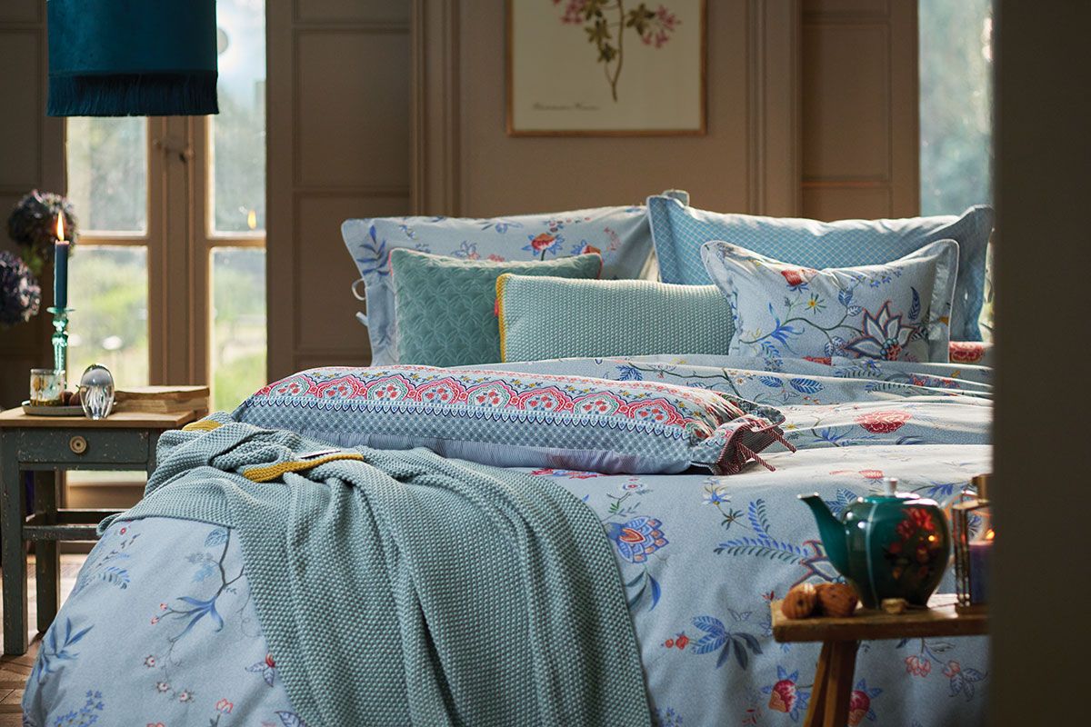 Duvet Cover Flower Festival Blue